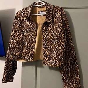 Cropped Cheetah Jacket